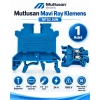 MUTLUSAN 2.5mm MAVİ Ray Klemens Vidalı Tip 1000v 24A MTS2.5UN