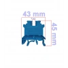MUTLUSAN 2.5mm MAVİ Ray Klemens Vidalı Tip 1000v 24A MTS2.5UN