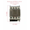 MUTLUSAN 3P 18A 7.5KW AC Kontaktör 220v 1NO+1NC (18 Amper 220 Volt 1 Açık 1 Kapalı Kontak Trifaze Kontaktör)