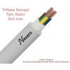 NEXANS 5x4mm NYM Elektrik Kablosu NHXMH (Tek Damar Tesisat Kablosu)