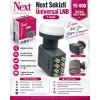 NEXT YE-808 8li Platinum Sekizli LNB 0.1dB Full HD 4K Universal LNBF Kaliteli (Elenbi)