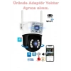 O-KAM Pro 3012 Wi-Fi PTZ İki Kameralı 360? İç ve Dış Mekan Akıllı Kamera 3MP - 5MP IP66 (1 Hareketli 1 Sabit Wifi li)