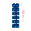 ORTAÇ NO:4  10-16mm 6lı Plastik Sıra Klemens Mavi