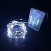 Peri Led BEYAZ Işık 6400k 10mt Pilli Süsleme Ledi (10 Metrelik Piller Hariç )