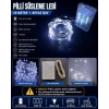 Peri Led BEYAZ Işık 6400k 10mt Pilli Süsleme Ledi (10 Metrelik Piller Hariç )