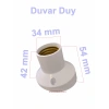 İthal Plastik E-27 Duvar Duy
