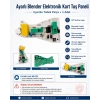 Potanslı Blendır Elektronik Kart Tuş Paneli Devresi (Tefal - Fakir - Beko -vb. Markaların Modellerinde Kullanır)