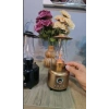 POWERDEX Gaz Lambası Modelli Radyolu Şarjlı Lüküs Dekoratif Lamba 10w Amber Işık