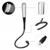 POWERMASTER Ledli Esnek USB Lamba  Siyah 6400k Klavye Aydınlatma ve Kitap Okuma lambası