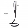 POWERMASTER Ledli Esnek USB Lamba  Siyah 6400k Klavye Aydınlatma ve Kitap Okuma lambası