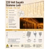 SAÇAKLI 220v 5 Modlu SARI Işık 16 Kollu 5mt lik Süsleme Ledi Eklenebilir İç Mekan (Günışığı)