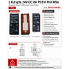 SCHNEİDER 2 Kutuplu 24V DC 8A PCB 8 Pinli Role