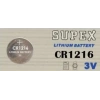 SUPEX CR-1216 Lityum 3v 3 Volt Kumanda Pili Para Düğme Pil (1 Adet Fiyatıdır)