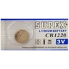 SUPEX CR-1220 Lityum 3v 3 Volt Kumanda Pili Para Düğme Pil (1 Adet Fiyatıdır)