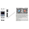 TOMZN 1x63A Monofaze Kaçak Akım Özellikli Voltaj ve Akım Koruma Rolesi Wifi Bağlantılı Şebeke Giriş Voltaj Denetleyici 220 Volt 63 Amper (Elektronik Akım Koruma Rolesi Global Wifi Tuya Kontrollü)