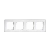 VİKO Karre Beyaz Dörtlü Çerçeve