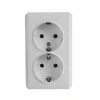 VİKO Vera Beyaz Sıva Üstü İkili Topraklı Priz 220v IP20