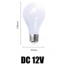 VOLTEK 12v-24v-48v Ac / Dc E-27 Led Ampul 9W 6500k Beyaz