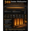 Wallwasher 65cm AMBER 24x1w 24w 1920lm 24 Watt 220 volt IP65