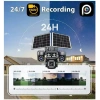 ZTECH 4 Lens AOV Solar 4 Kameralı Smart +4G SİM Kartlı Güvenlik Kamerası Güneş Enerjili 360? HD 4MP 3 Sabit 1 Hareketli Gece Görüşlü Sirenli Akıllı Kamera IP66 (Çift Solar Panel 16000mAh Pil İle Kesintisiz Kayıt Türkçe Menü)