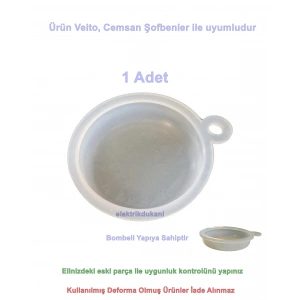 50mm Tahliye Delikli Bombeli Yuvarlak Şofben Diyafram Contası (Veito ve Cemsan Modelleri Uyumlu)