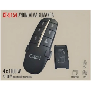 CATA 4 Çıkışlı Avize Aydınlatma Kumandası 4x1000w 4lü Wireless Kontrol IP20 220 Volt