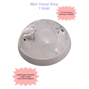 IŞILDAR Mini Trend Glop Armatür E-27 Beyaz