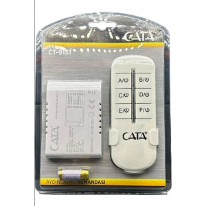 CATA 6 Çıkışlı Avize Aydınlatma Kumandası 6x1000w 6lı Wireless Kontrol IP20 220 Volt