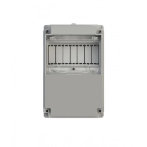 NEAD Boş 156x238x127 Kombinasyon Kutusu Termoplastik Gri IP65 (1 Trifaze 2 Monofaze Priz Takılabilir)