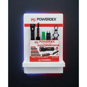 POWERDEX 20w Şarjlı Ledli Profesyonel Avcı Tüfek El Feneri 1200Lm 26650 Pil 6000mAh 3.7v IP65