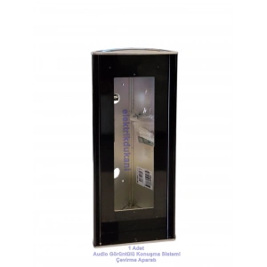 AUDIO Konsept SİYAH Görüntülü Zil Paneli Çevirme Aparatı 358mm x 147mm