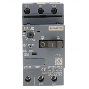 SİEMENS Sirius 5.5-8A Motor Koruma Şalteri Düğmeli (5.5 ile 8 Amper Arası Ayarlanabilir)