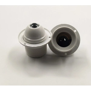 ÇETSAN İtalyan Duy E-27 Tam Diş BEYAZ Avize Duyu (Vidalı Kablo Bağlantısı)