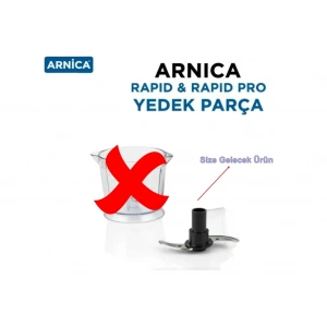 ARNİCA Rapid ve Rapid Plus Form Mil Hazne Bıçağı SİYAH 1. Bıçak (Orjinal Ürün)