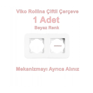VİKO ROLLİNA BEYAZ İKİLİ ÇERÇEVE