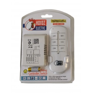 HOROZ Controller-4 4 Çıkışlı 4x1000w Avize ve Aydınlatma Kumandası 4Lü Wireless Kontrol 220 Volt IP20 (Dörtlü Kumanda 30-60 Metre Algılama)
