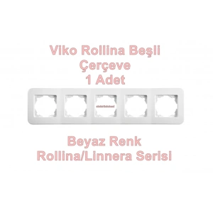 VİKO ROLLİNA BEYAZ BEŞLİ ÇERÇEVE