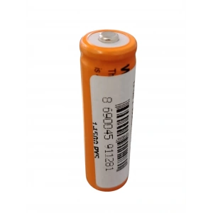 14500 3.7v Başlı Şarjlı Pil Li-On 1.300mA (4.2v -2.75v AA Normal Kalem Pil Boyutunda)