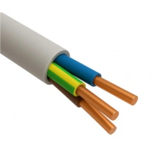 ALKAN 3x1.5mm NYM Elektrik Kablosu GRİ (NVV Bakır Antigron Tek Damar Tesisat Kablosu)