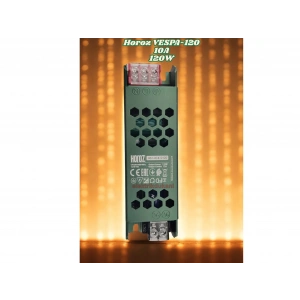 HOROZ Vespa-120 Süper Slim 12v Dc 10A Şerit Led Trafosu 120w IP20 (12 Volt 10 Amper 5mt ye Kadar Kullanım İçin Uygundur)