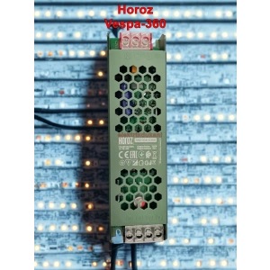 HOROZ Vespa-360 Süper Slim 12v Dc 30A Şerit Led Trafosu 360w IP20 (12 Volt 30 Amper 15mt ye Kadar Kullanım İçin Uygundur)