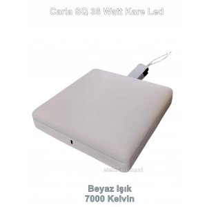HOROZ Carla/Sq-36 36w BEYAZ Işık Kare Sıva Üstü Led Glop 7000k 3420lm 36 Watt 220V IP20 S. Ü.