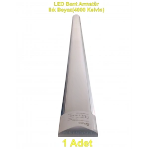 PASHA 120cm 40w GÜNIŞIĞI Yatay Led Bant Armatür 4000k IP20 220 Volt (Alüminyum Kasa)
