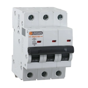 GÜNSAN 3X63A 10kA C TİP 3P OTOMAT VALTA