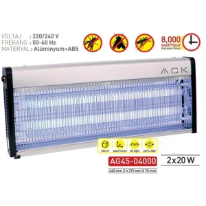 ACK Sinek Ve Uçan Haşere Öldürücü 2X20W 38W