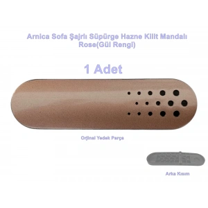 Arnica FL Sofa Hazne Kilit Mandalı ROSE (Gül Rengi) Renk (Yeni Tip Delikli Orjinal Ürün)