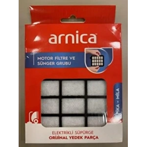 ARNİCA Pika - Mila Modellerine Uygun Hazne Motor Filtresi + Sünger (5 Katmanlı Motor Koruma Filitres Orjinal Ürün)