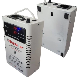 BAYSALLAR 500 Watt Mikro İşlemcili 0,5 kW Kombi Voltaj Regülatörü