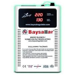 BAYSALLAR 500 Watt Mikro İşlemcili 0,5 kW Kombi Voltaj Regülatörü