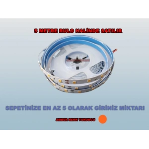 CATA 12v Üç Çip İç Mekan Şerit Led AMBER